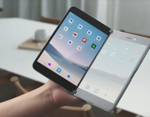First peek at Microsoft’s Surface Duo smartphone