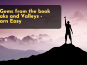 15 Gems from the book Peaks and Valleys – Learn Easy 15 Gems from the book Peaks and Valleys - Learn Easy title card