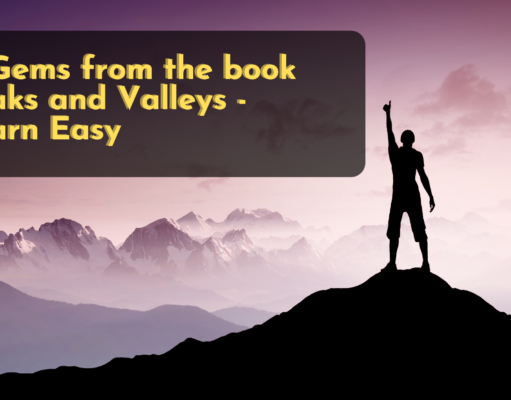 15 Gems from the book Peaks and Valleys – Learn Easy 15 Gems from the book Peaks and Valleys - Learn Easy title card
