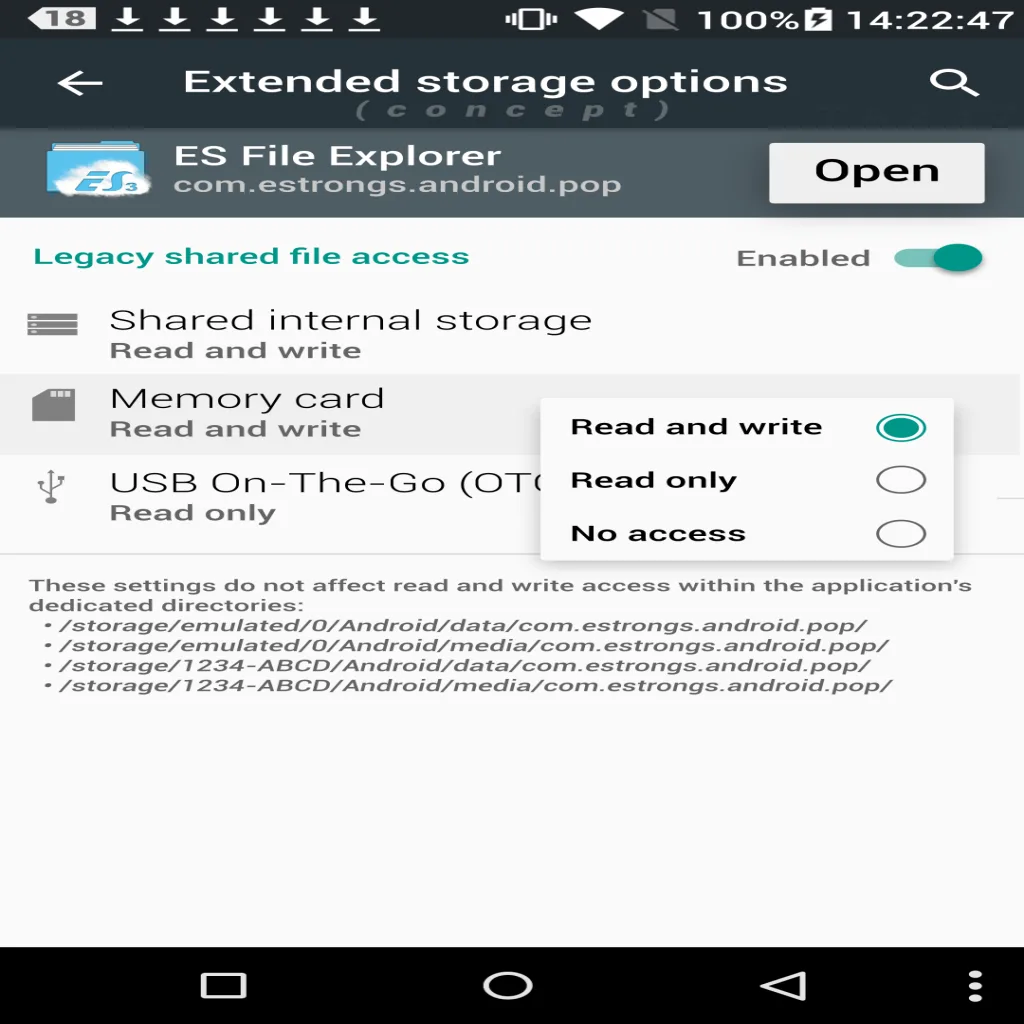 Android storage settings screen showing how to free up Android storage