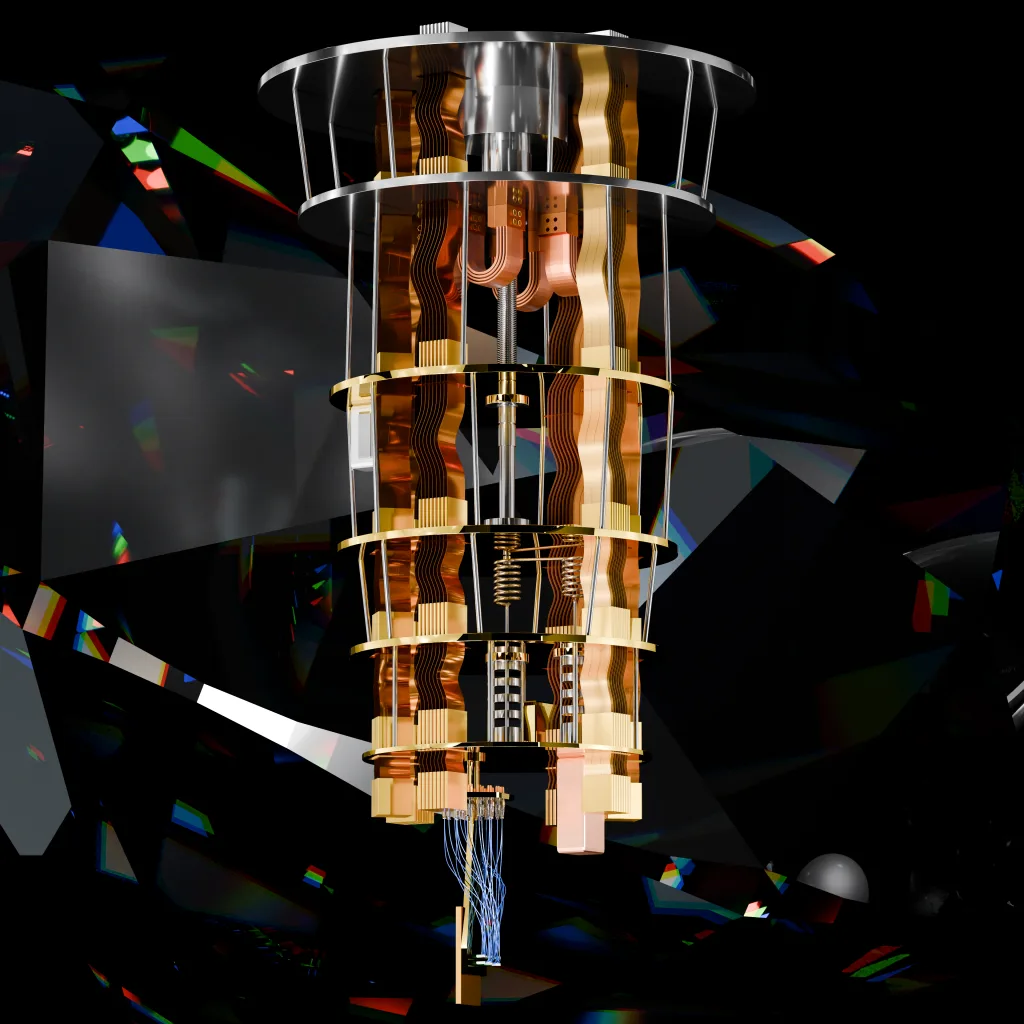 Quantum processor superconducting chip hardware