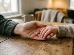 Term Insurance: How Much Cover You Actually Need An adult hand holding a small child hand resting on a warm wooden table