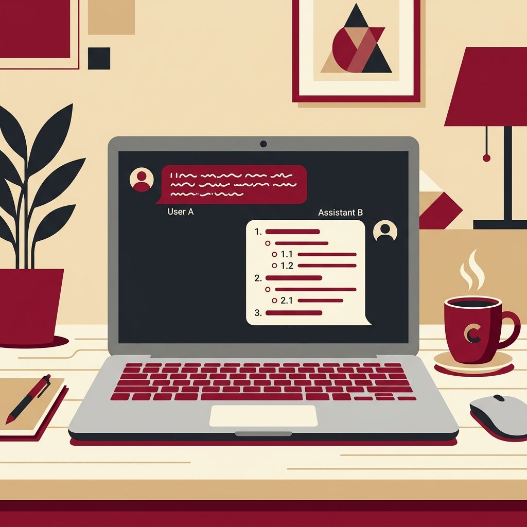 Person using AI writing prompts to draft an essay on a laptop