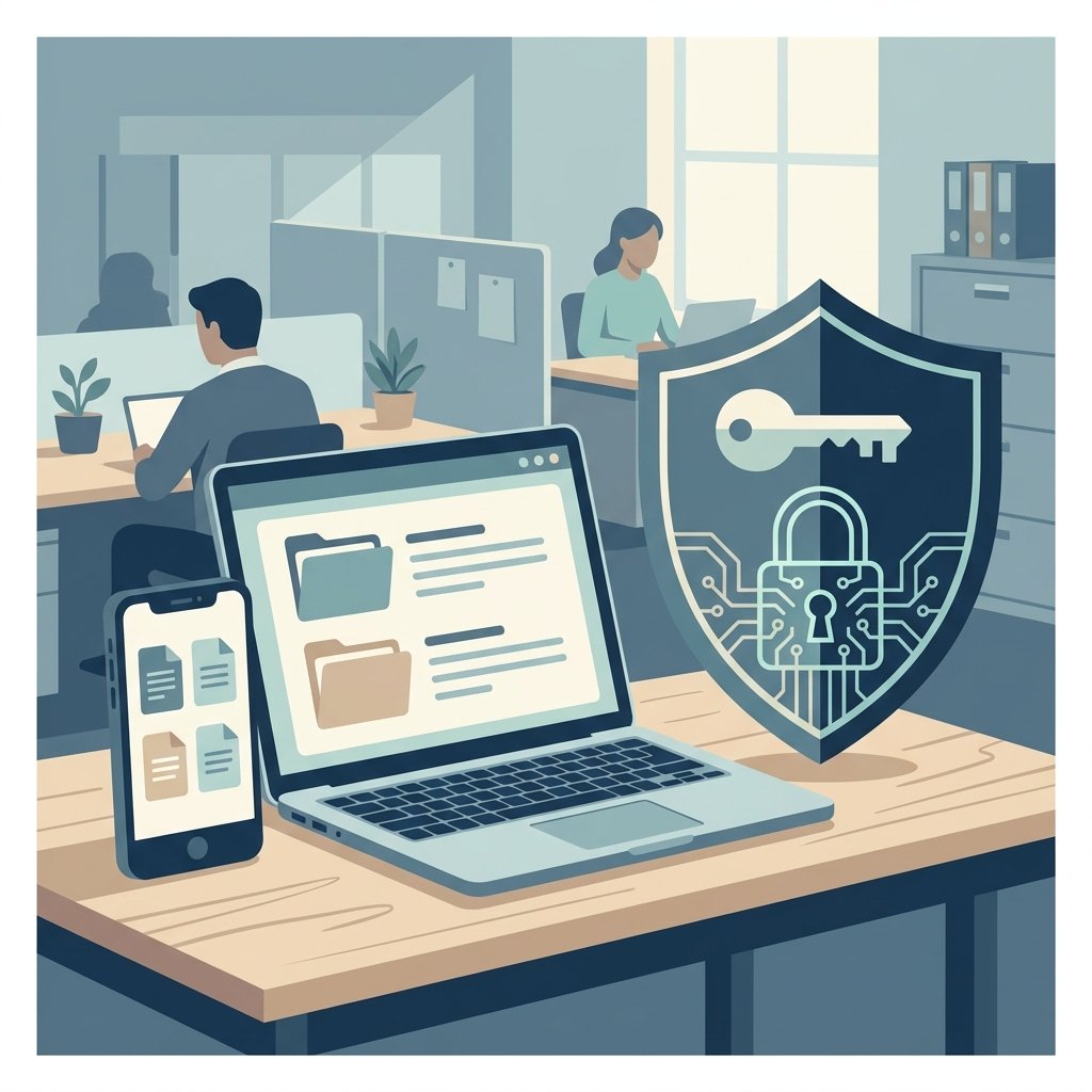 Cloud storage for business security: two-factor authentication and sharing controls
