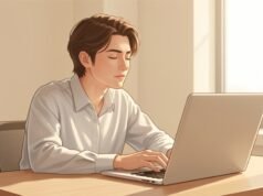 Digital Eye Strain: Causes, Symptoms and the 20-20-20 Rule Person resting eyes while looking at a laptop screen