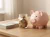 Emergency Fund: How Much to Save and Where to Keep It Glass jar of coins and banknotes beside a piggy bank, representing an emergency fund