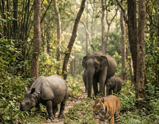 Extinct Animals in India: 10 Species We Have Lost Illustration of extinct Indian wildlife in a forest