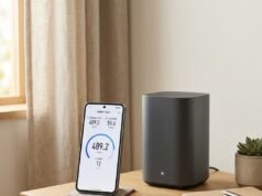 How to Check Your Internet Speed and Improve It Speed test result on a smartphone beside a router