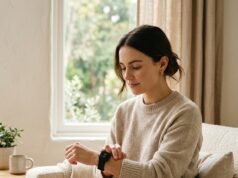 Normal Heart Rate by Age: What Is Too High or Too Low? Person checking their pulse on a smartwatch while resting