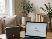 Wi-Fi Connected but No Internet: 10 Fixes That Actually Work Router with a red internet light beside a laptop showing no connection